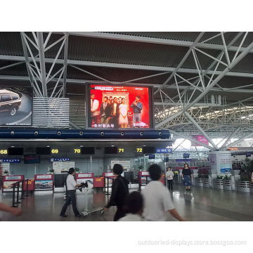 P4 Indoor Full Color Led Display Screen For Airport , High Resolution 1/16 Current